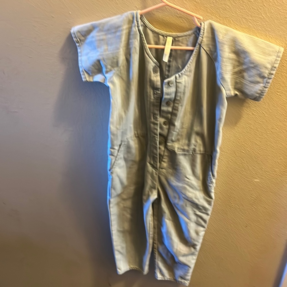 Rylee and Cru Denim Jumpsuit size 3/4 toddler